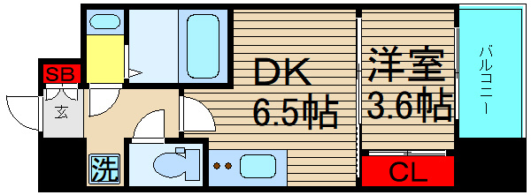 セレニテ北久宝寺の間取り