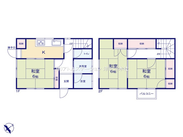 【間取り】 | アトムセレクト船橋市飯山満町2丁目中古戸建て