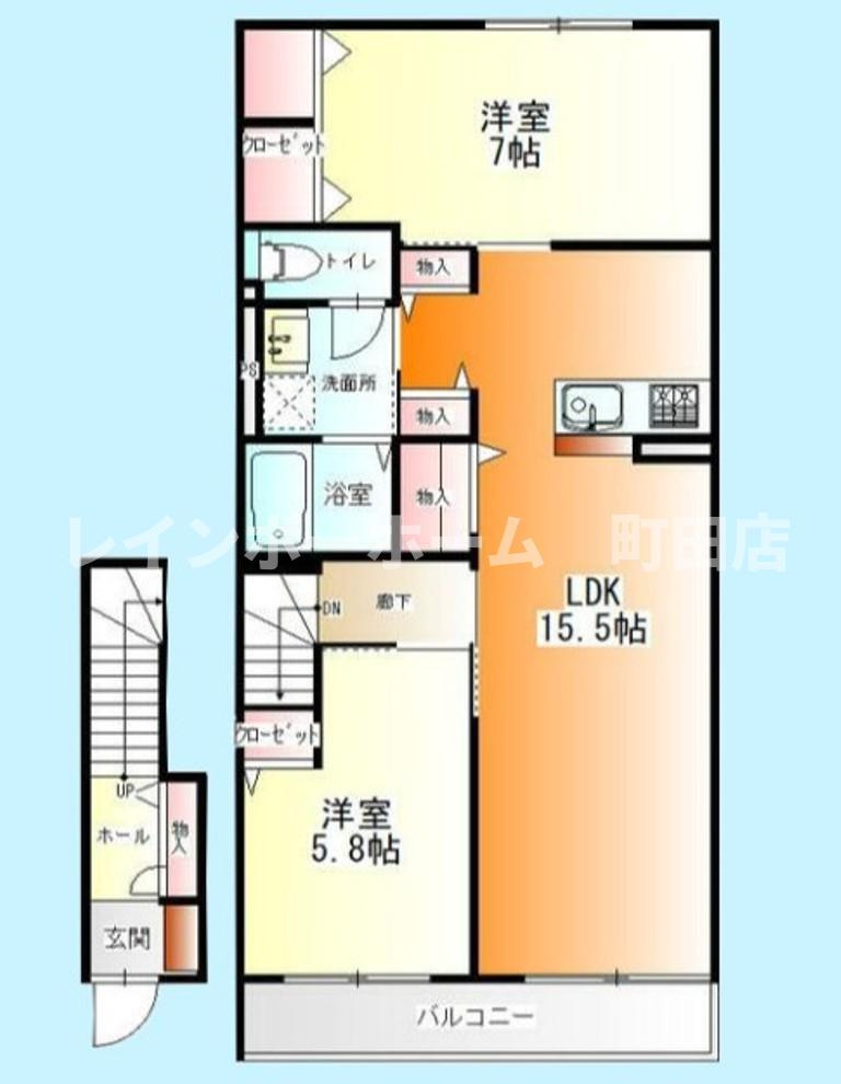 コクーンパレス横濱瀬谷※初期費用分割後払いサービス利用可能物件の間取り