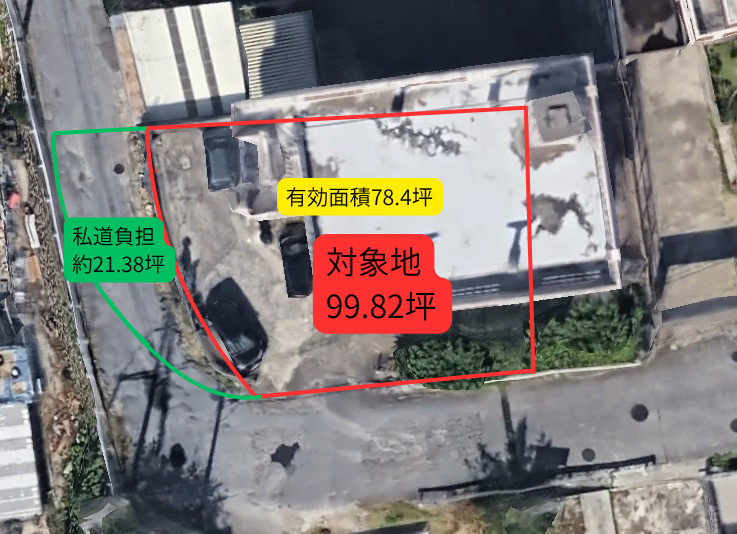 真志喜１丁目　土地の周辺