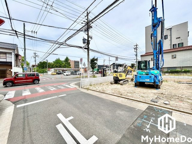 北区清水2丁目の前面道路含む現地写真