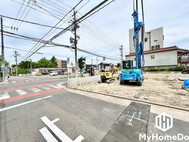 北区清水2丁目の前面道路含む現地写真