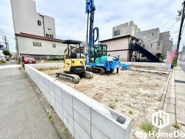 北区清水2丁目の前面道路含む現地写真