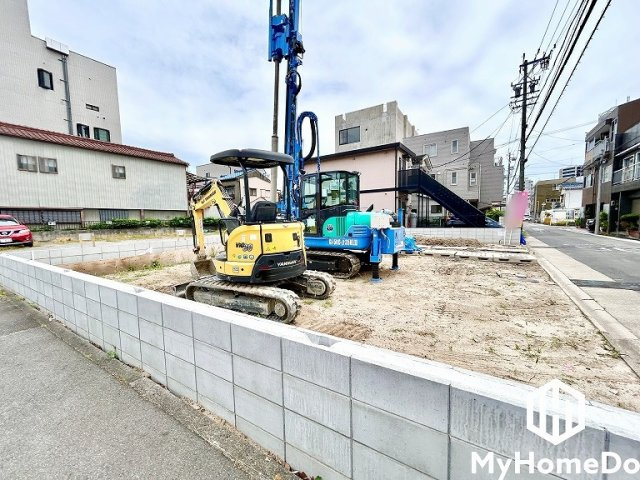 北区清水2丁目の前面道路含む現地写真