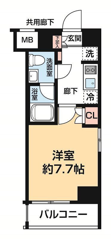 ARCOBALENO OSHIAGE BLOSSOMの間取り