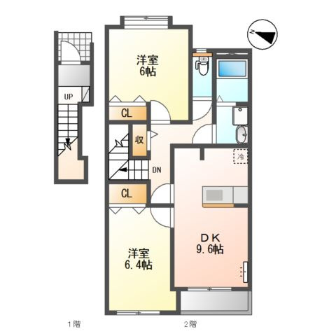 ドルチェ赤坂の間取り