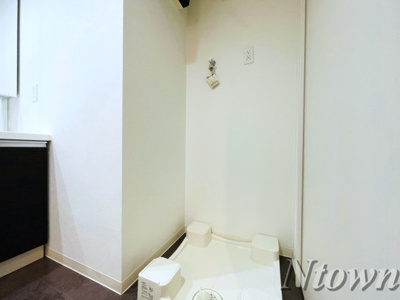 【設備】 | カスタリア新栄Ⅱ | 洗濯機置き場です