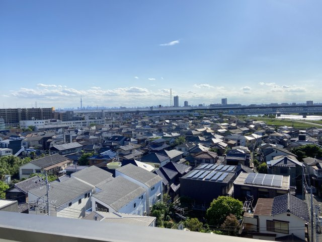 グラントレス松戸　のバルコニー