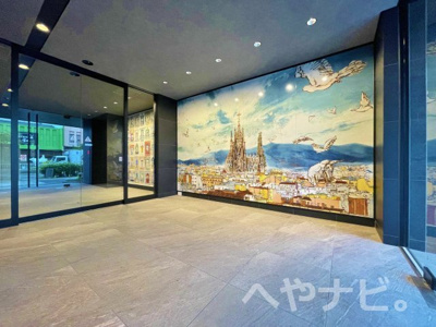 【エントランス】 | メイクスアート黒川 | ※建築中の為、同シリーズ物件写真です