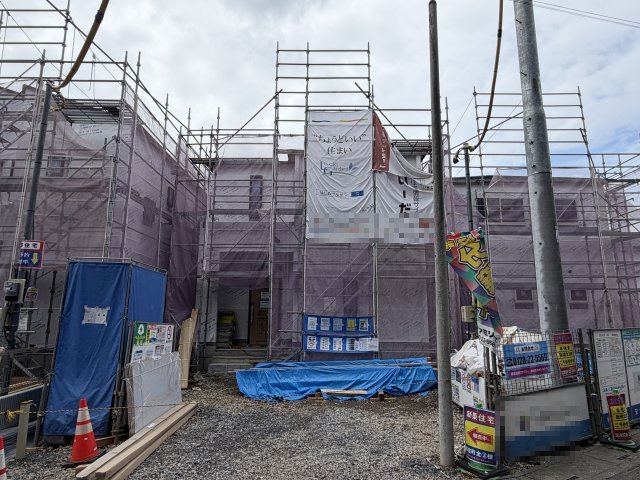 【外観】 | 深谷市本住町　Livele Garden.s　新築戸建　全3棟　2号棟 | 8/16撮影