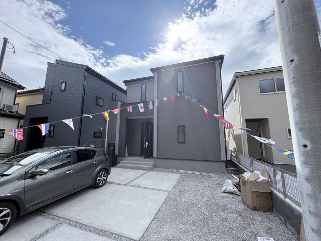 【前面道路含む現地写真】 | 深谷市本住町　Livele Garden.s　新築戸建　全3棟　2号棟 | 8/16撮影