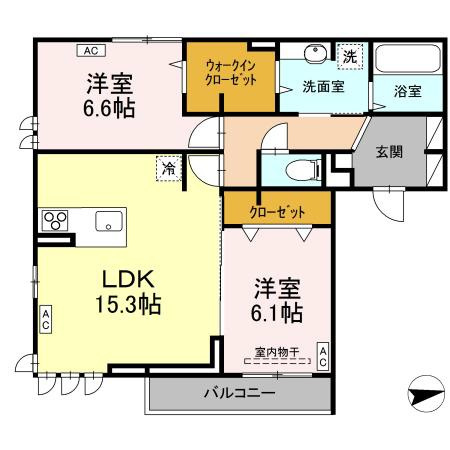 アーネスト安宅の間取り
