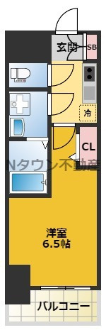 【間取り】 | S-RESIDENCE今池駅前 | 間取りです。
