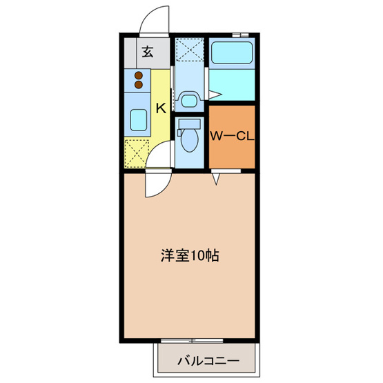 【間取り】 | パークハイツ A