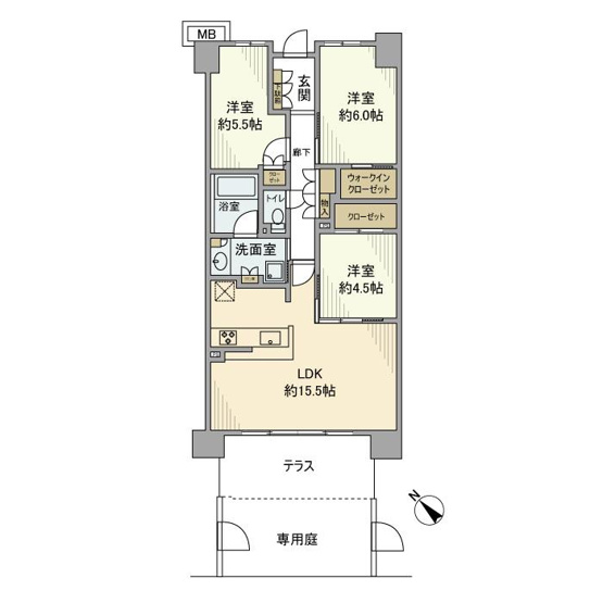 【間取り】 | ルネ稲毛海岸グランマークス