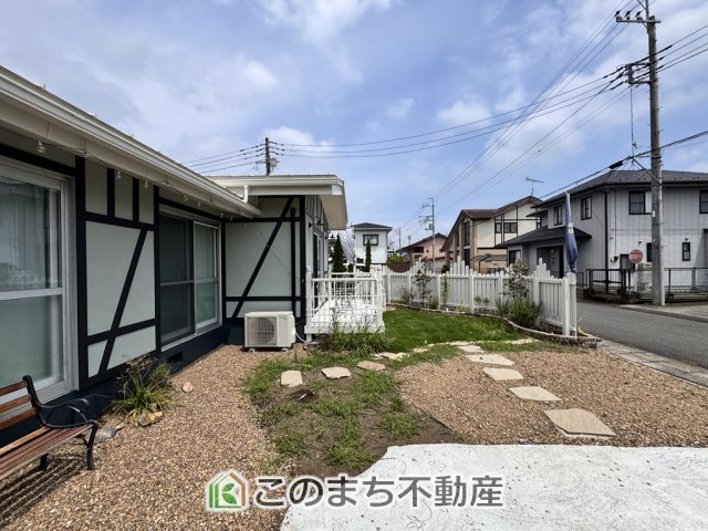 宇都宮市下田原町平屋住宅の庭|ゆとりの庭園スペース