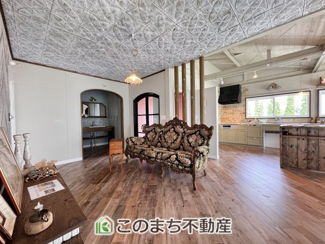 宇都宮市下田原町平屋住宅の居間・リビング