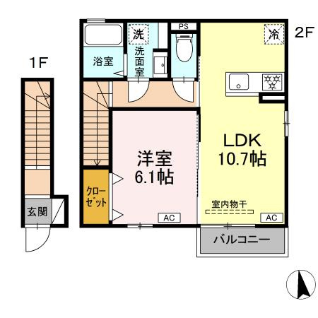コンパセタの間取り