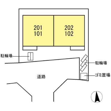 コンパセタの区画図