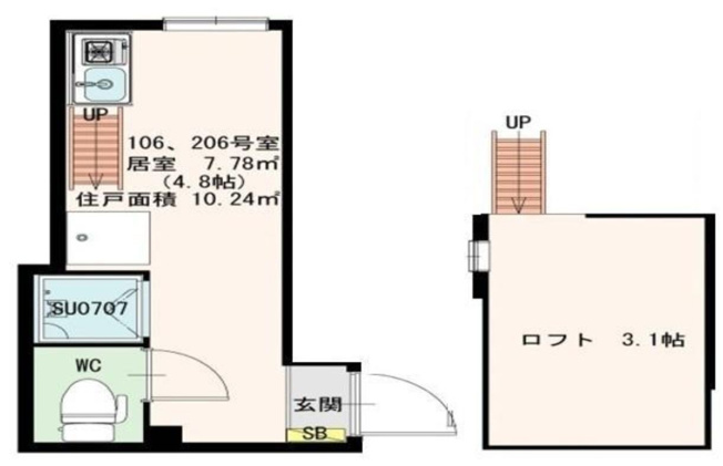 【間取り】 | stage中野Ⅲ