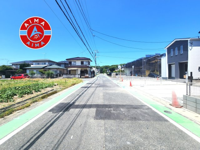 福岡市東区三苫2丁目第2-3棟（3号棟）の外観|前面道路含む現地の写真です。