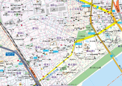 【地図】 | ファーストフィオーレ塚本ウェルビング