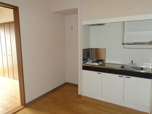 桜木町堂ノ下マンションのキッチン|ダイニングキッチン　※2015年4月撮影