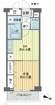 桜木町堂ノ下マンションの間取り