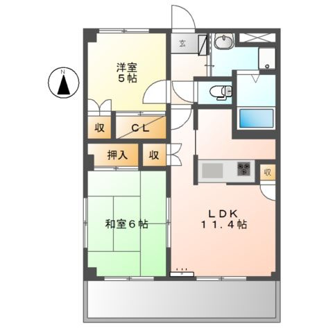 チェリーヒルズ新横浜北の間取り