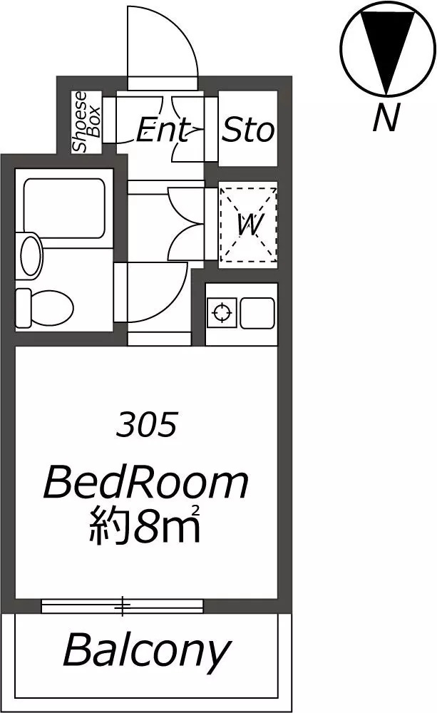 AP779 菱和パレス横浜壱番館 305の間取り|

