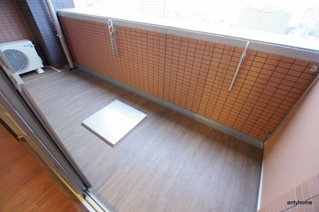 プレジオ城北　仲介手数料無料のバルコニー