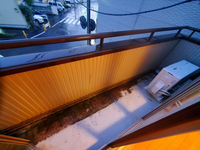 醍醐ハイツのバルコニー