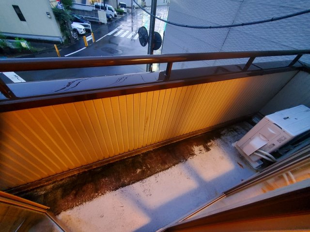 醍醐ハイツのバルコニー