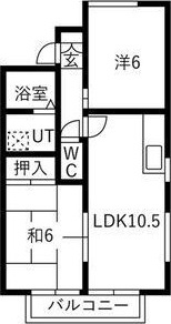 サンヒルズA・B・C棟の間取り