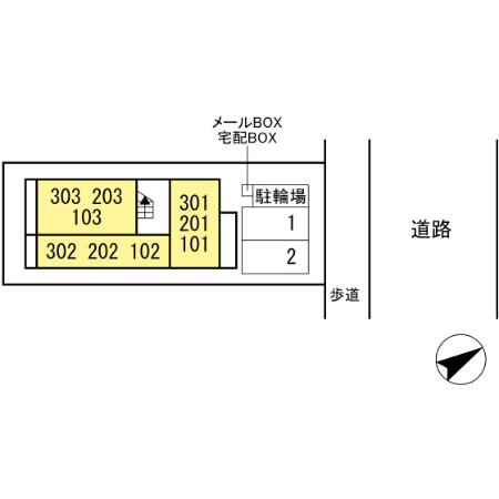 トレンタ　氷室の区画図