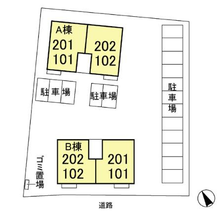 クラシオン Bの区画図