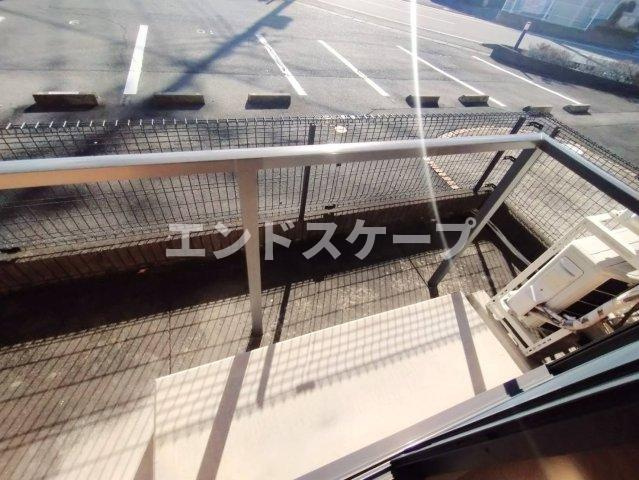 メゾンプレジール　Aのバルコニー|高崎、前橋エリアのお部屋探しはエンドスケープまで！お客様の理想お聞かせ下さい♪