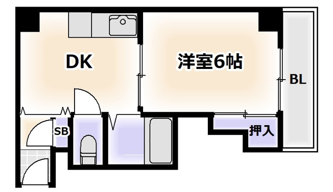 【間取り】 | メゾン浪速