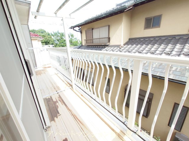 戸頭公園戸建のバルコニー