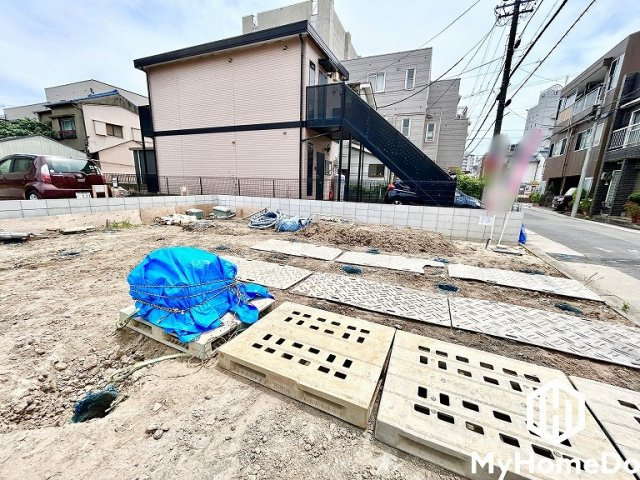 北区清水2丁目の前面道路含む現地写真
