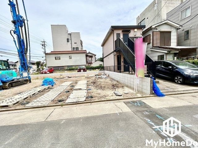 北区清水2丁目の前面道路含む現地写真