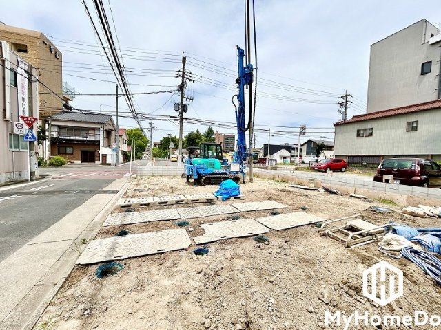 北区清水2丁目の前面道路含む現地写真