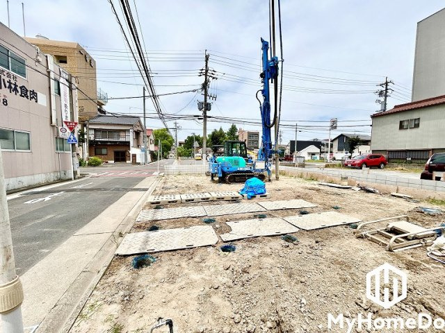 北区清水2丁目の前面道路含む現地写真