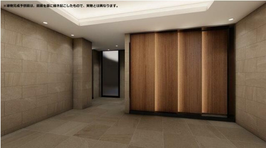 プレディアコート三軒茶屋　ペット相談　礼金０　角部屋　新築のロビー