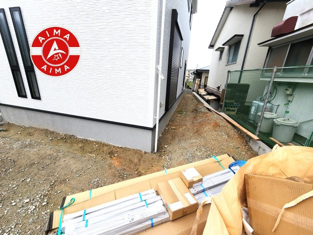 福岡市城南区樋井川4丁目第13-1棟（1号棟）の外観：施工例|お庭で自由な時間を過ごせます。