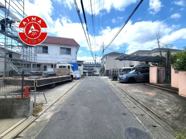 福岡市城南区樋井川4丁目第13-1棟（1号棟）の外観|前面道路含む現地の写真です。