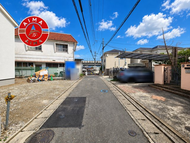 福岡市城南区樋井川4丁目第13-1棟（1号棟）の外観|前面道路含む現地の写真です。