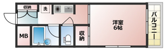 【間取り】 | 西明石ハイツ
