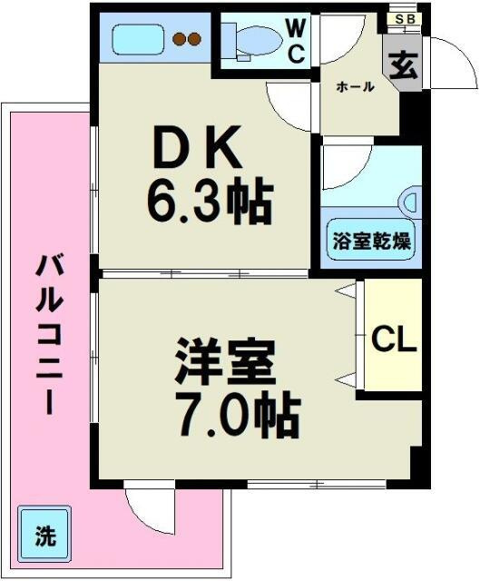 ロイヤルパレス代々木の間取り|間取りです
