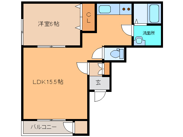 グランドール南町の間取り